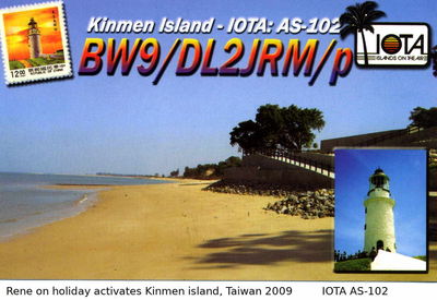 Kinmen island    IOTA AS-102
