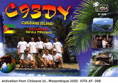 Chiloane island  IOTA AF-098
