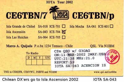 Isla Ascension    IOTA SA-043
