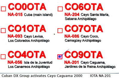 Cayo Caguama island     IOTA NA-201
