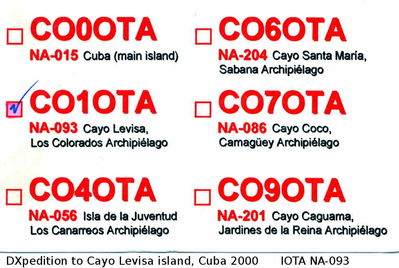 Cayo Levisa   island   IOTA NA-093
