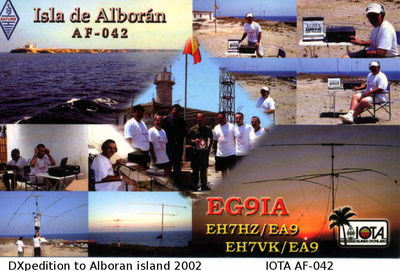 Alboran island  IOTA AF-042
