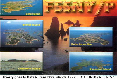 Batz & Cezembre islands  IOTA EU-105 & EU-157
