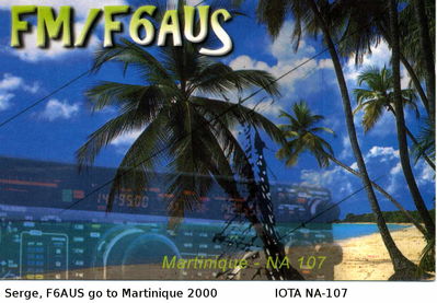 Martinique island  IOTA NA-107
