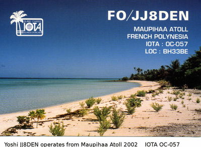 Maupihaa Atoll IOTA OC-057
