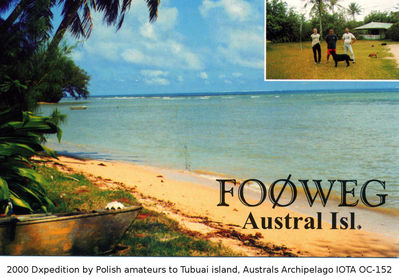 Tubuai island IOTA OC-152
