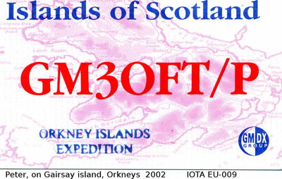 Orkney islands  IOTA EU-009
