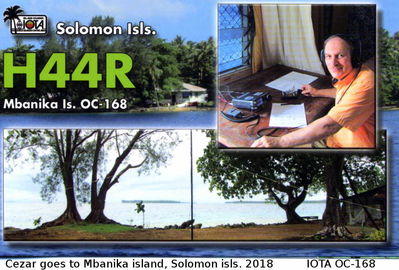 Mbanika island  IOTA OC-168
