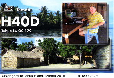 Tahua island   IOTA OC-179
