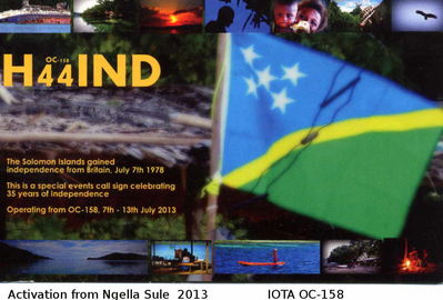 Ngella Sule island  IOTA OC-158
