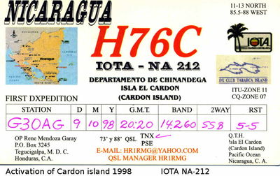 Cardon island   IOTA NA-212
