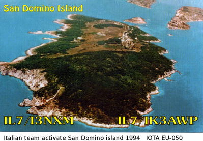 San Domino island  IOTA EU-050
