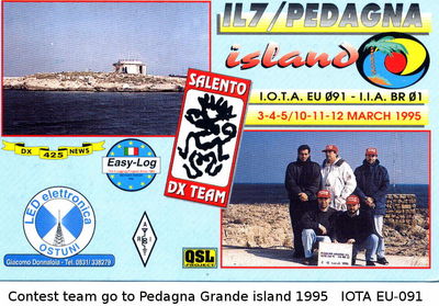 Pedagna Grande island   IOTA EU-091
