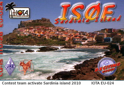Sardinia island   IOTA EU-024
