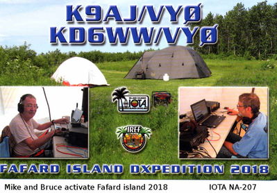 Fafard island         IOTA NA-207
