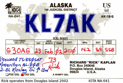 Douglas island    IOTA NA-041
