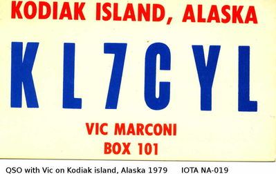 Kodiak island, Alaska   IOTA NA-019
