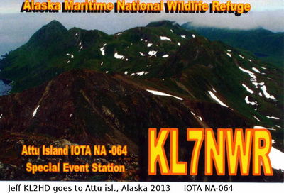 Attu island, Alaska  IOTA NA-064
