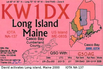 Long island, Maine  IOTA NA-137
