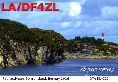 Bomlo island, Norway  IOTA EU-055
