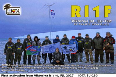 Viktoriya island, FJL   IOTA EU-190
