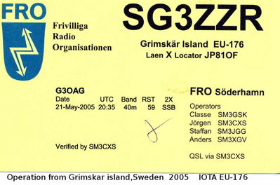 Grimskar island  IOTA EU-176
