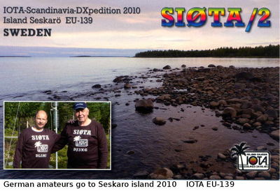 Seskaro island  IOTA EU-139
