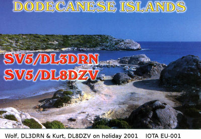 Dodecanese islands IOTA EU-001
