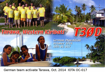 Tarawa island IOTA OC-017
