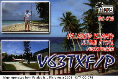 Falalop island    IOTA OC-078
