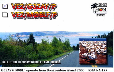 Bonaventure island IOTA NA-177
