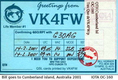 Cumberland island   IOTA OC-160
