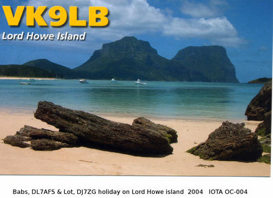 Lord Howe island IOTA OC-004
