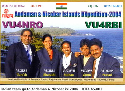 Andaman islands   IOTA AS-001
