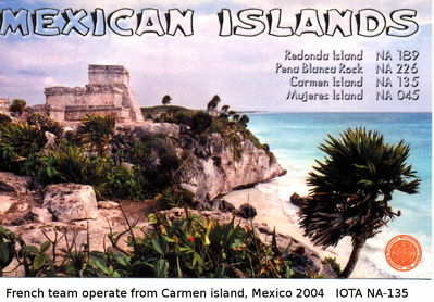 Carmen island IOTA NA-135
