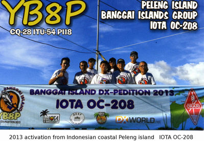 Peleng island IOTA OC-208
