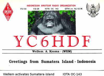 Sumatera island IOTA OC-143
