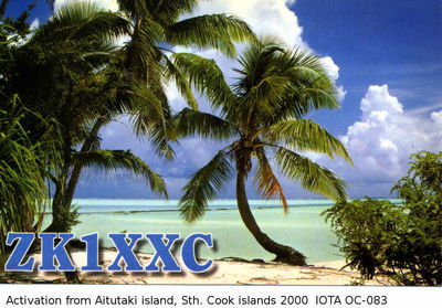 Aitutaki island   IOTA OC-083
