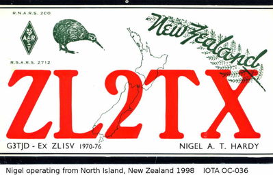 New Zealand North island  IOTA OC-036
