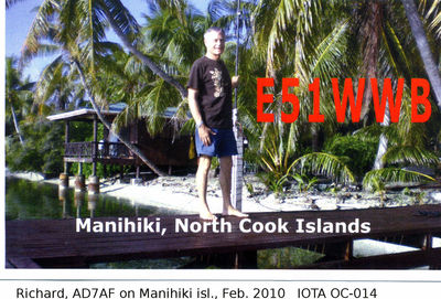 Manihiki island   IOTA OC-014
