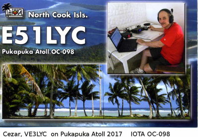 Pukapuka Atoll      IOTA OC-098
