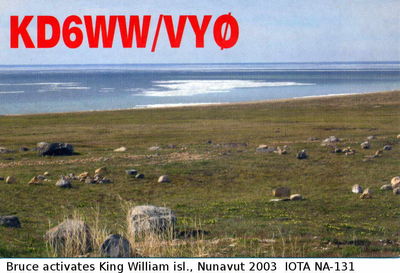 King William island  IOTA NA-131
