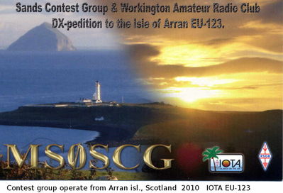 Arran island   IOTA EU-123
