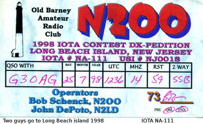 Long Beach island   IOTA NA-111
