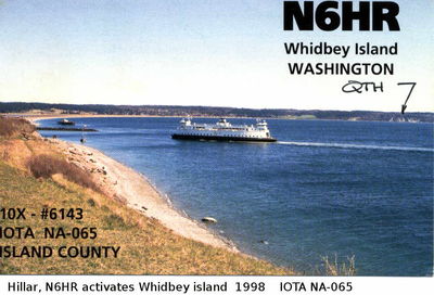 Whidbey island, Washington   IOTA NA-065
