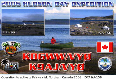 Fairway island, Canada IOTA NA-156
